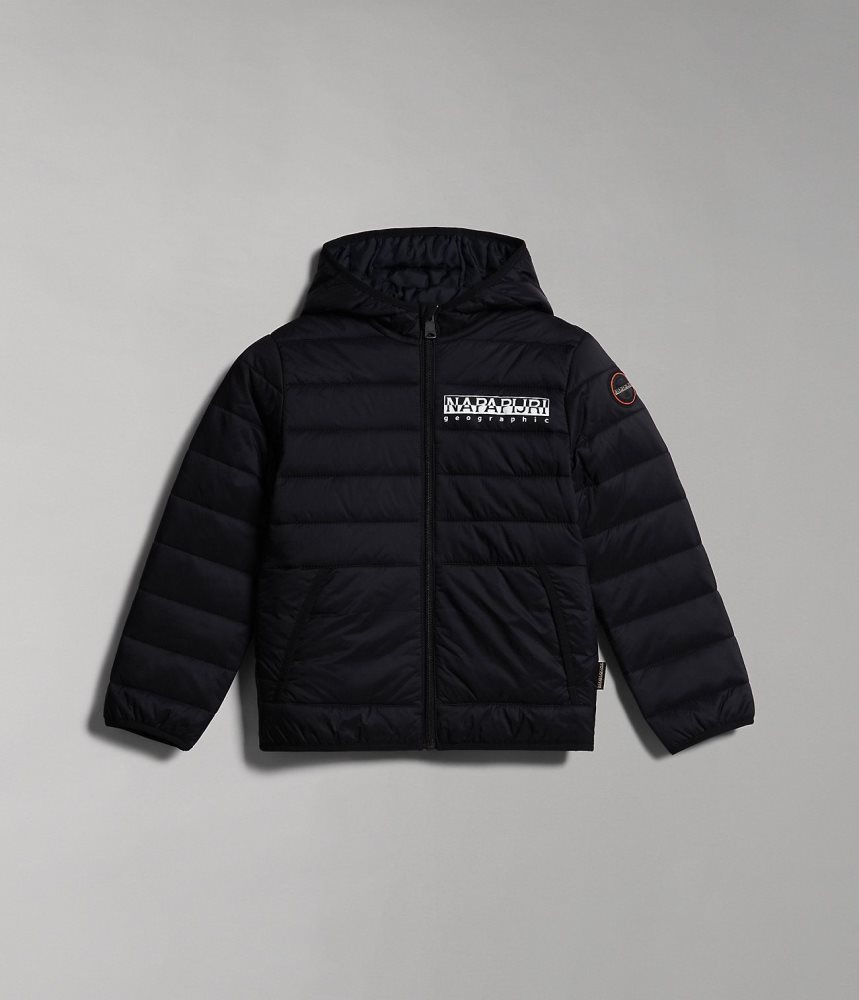 Napapijri Verna Puffer Jacket (4-16 YEARS) Puffer Jas Kinderen Zwart | LVYBSWR-29