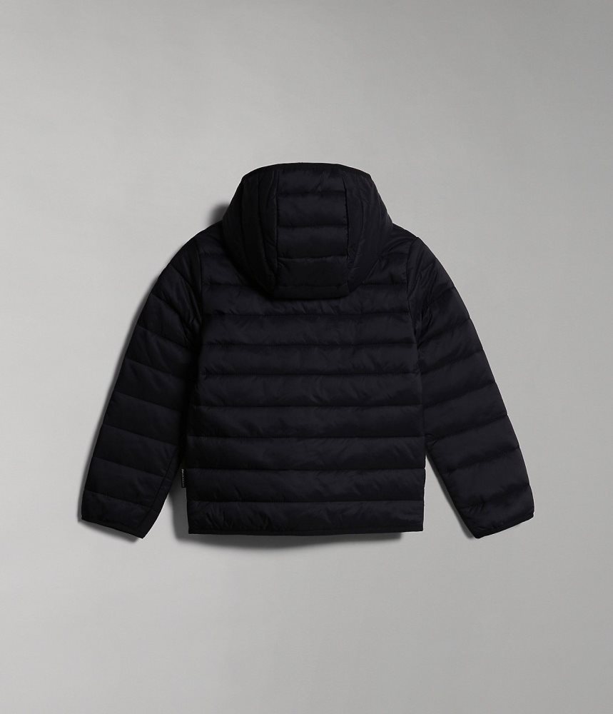 Napapijri Verna Puffer Jacket (4-16 YEARS) Puffer Jas Kinderen Zwart | LVYBSWR-29
