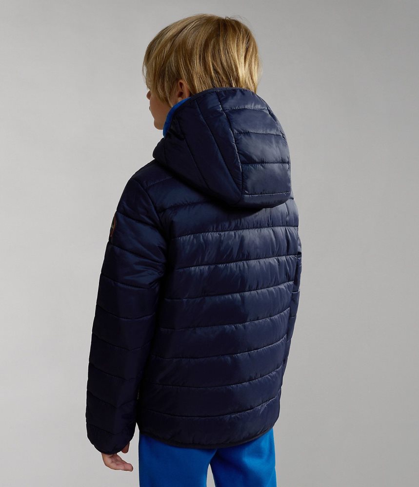 Napapijri Verna Puffer Jacket (4-16 YEARS) Puffer Jas Kinderen Donkerblauw | IXKENDW-74