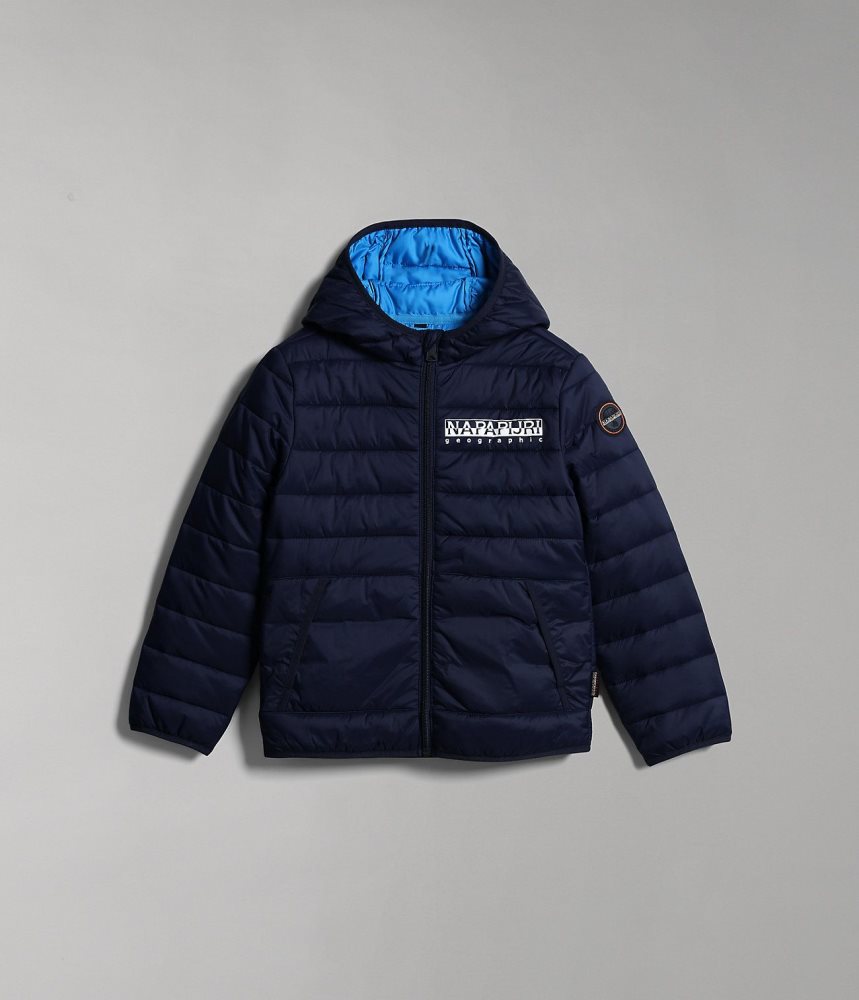 Napapijri Verna Puffer Jacket (4-16 YEARS) Puffer Jas Kinderen Donkerblauw | IXKENDW-74