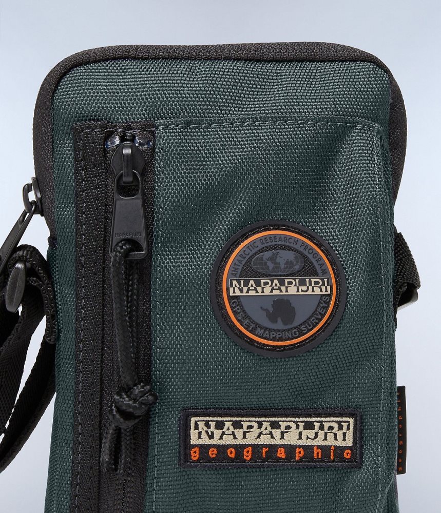 Napapijri Voyage Crossover Bag Tassen Heren Groen | NLVAKPQ-43