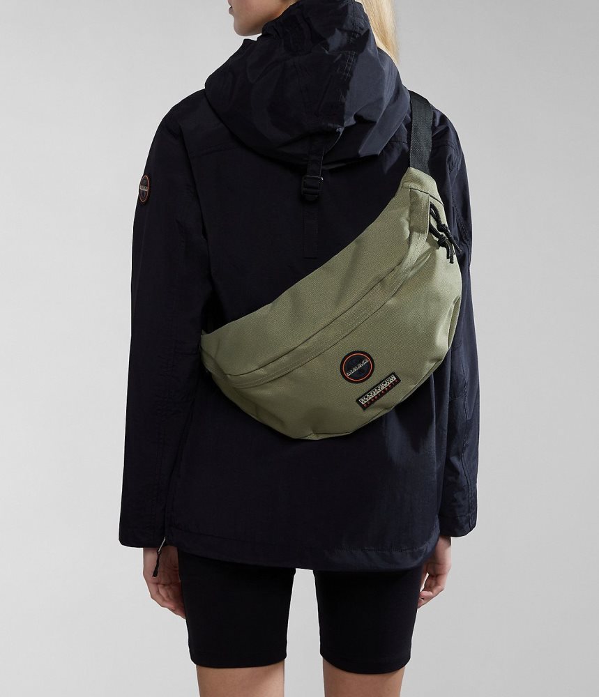 Napapijri Voyage Taille Bag Tassen Dames Groen | AXLBKSO-49