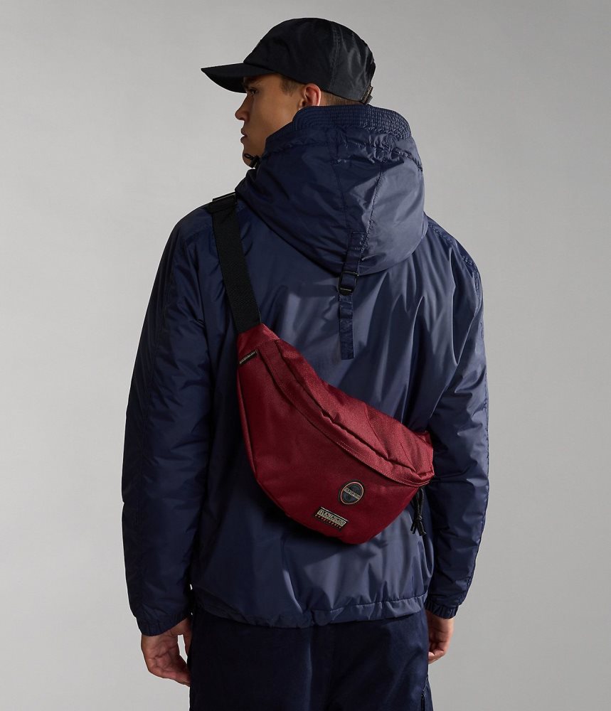 Napapijri Voyage Taille Bag Tassen Heren Bordeaux | DMPEBWQ-04
