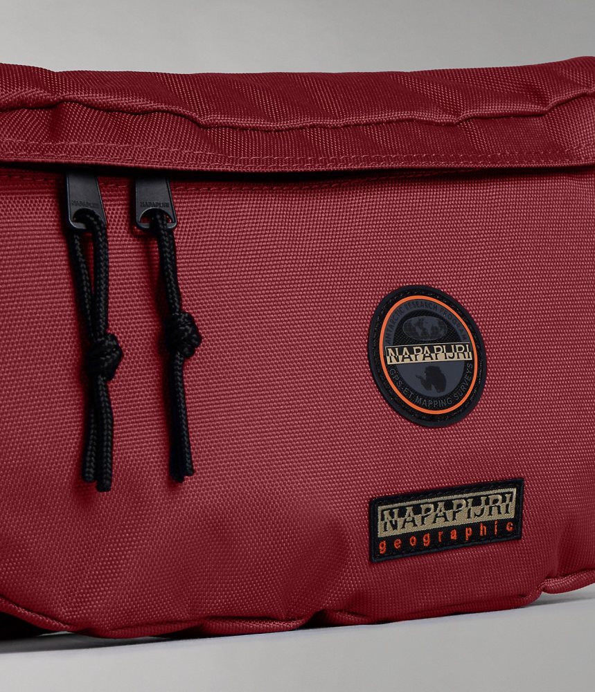 Napapijri Voyage Taille Bag Tassen Heren Bordeaux | DMPEBWQ-04