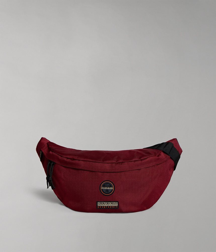 Napapijri Voyage Taille Bag Tassen Heren Bordeaux | DMPEBWQ-04