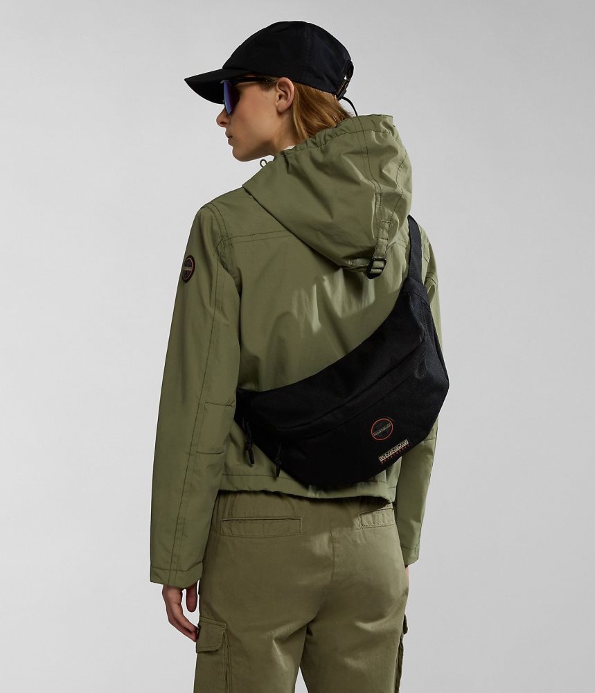 Napapijri Voyage Taille Bag Tassen Kinderen Zwart | TYLHVOJ-23