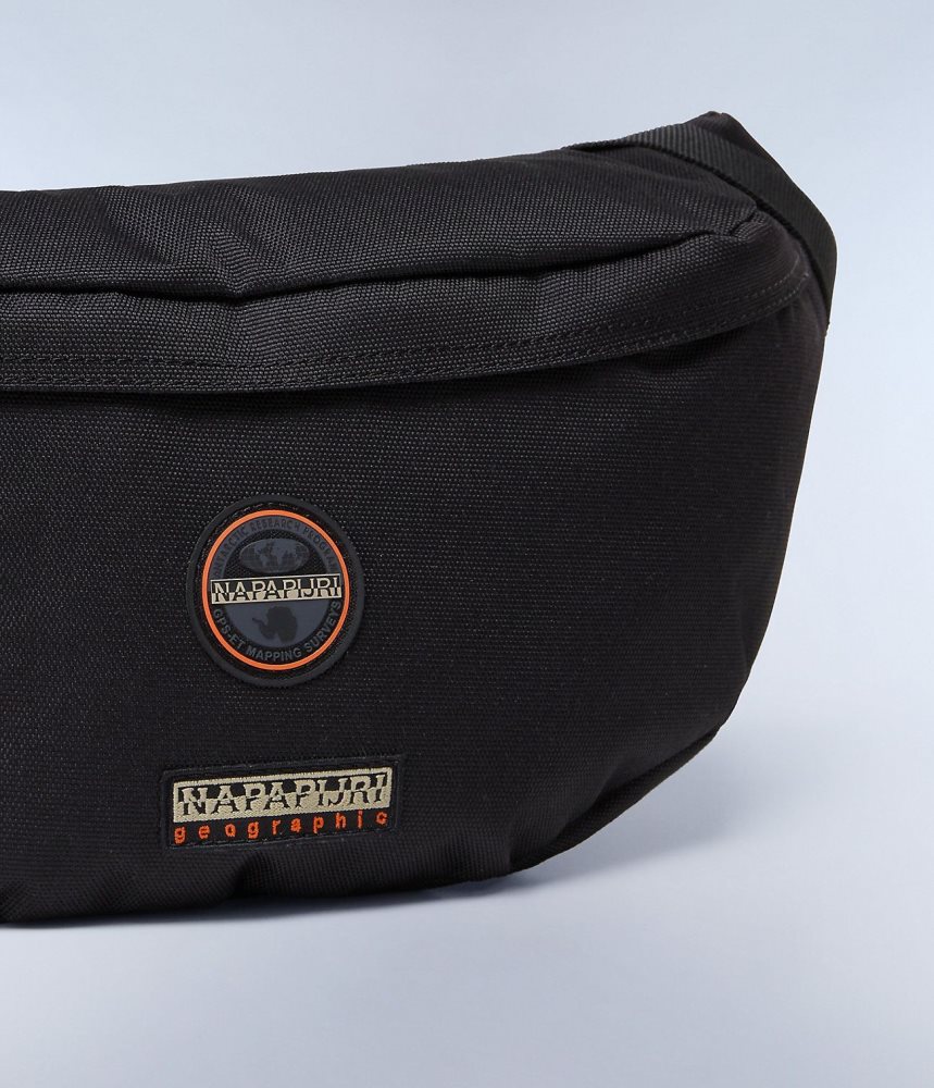 Napapijri Voyage Taille Bag Tassen Kinderen Zwart | TYLHVOJ-23