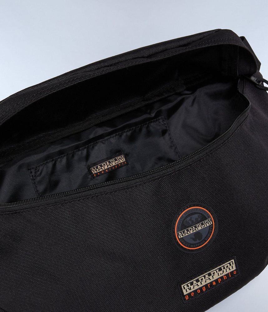 Napapijri Voyage Taille Bag Tassen Kinderen Zwart | TYLHVOJ-23