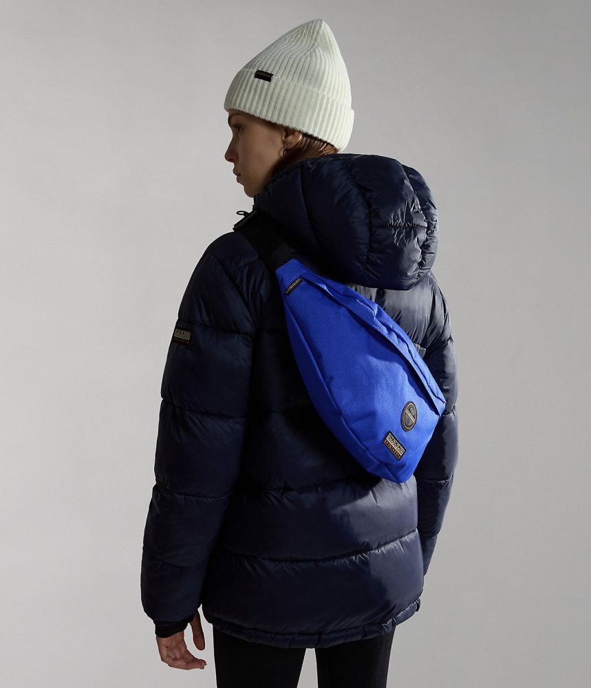 Napapijri Voyage Taille Bag Tassen Kinderen Lichtblauw | GZDLEPN-13