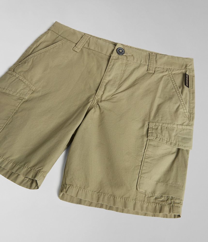 Napapijri Whati Bermuda Shorts (4-16 YEARS) Korte Broek Kinderen Groen | SIZKFHV-32