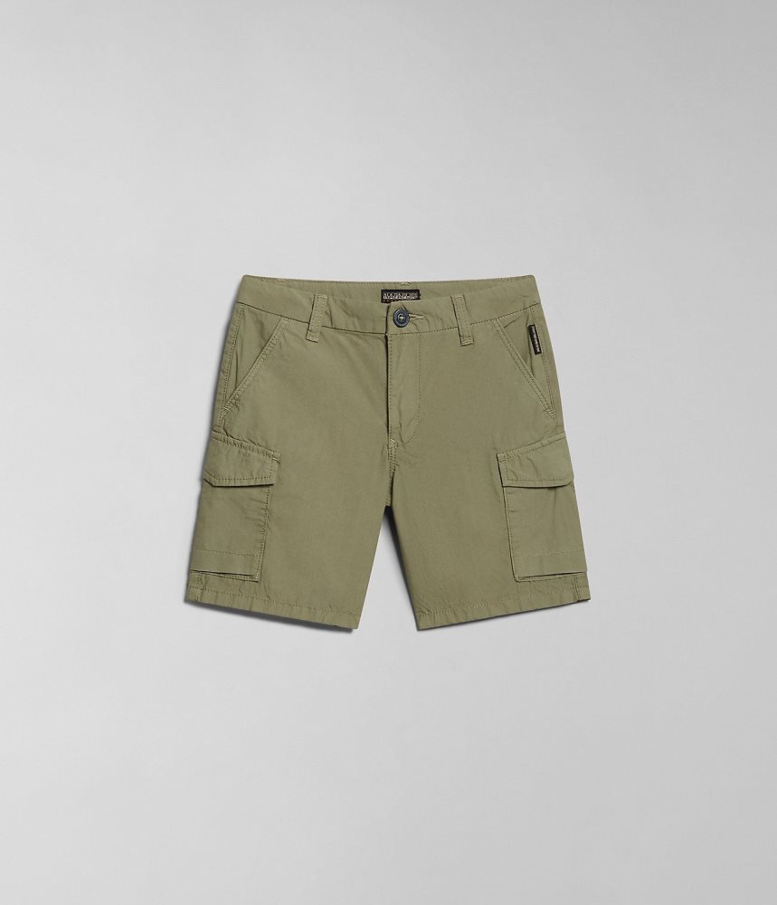 Napapijri Whati Bermuda Shorts (4-16 YEARS) Korte Broek Kinderen Groen | SIZKFHV-32