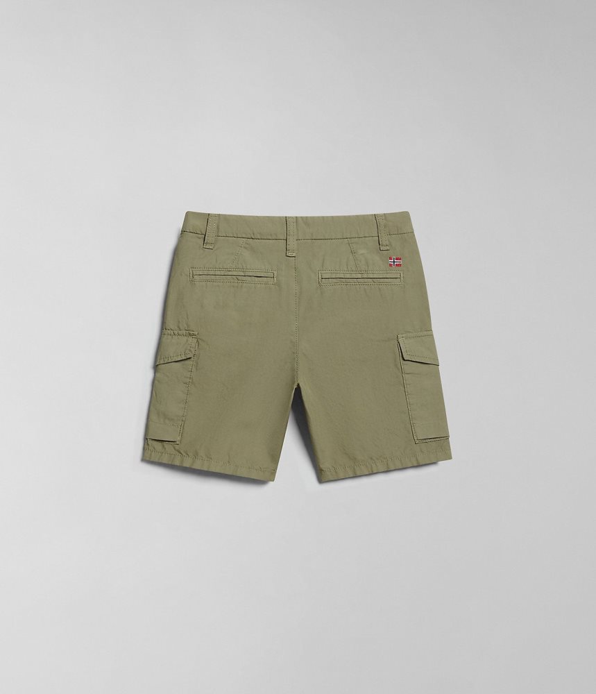 Napapijri Whati Bermuda Shorts (4-16 YEARS) Korte Broek Kinderen Groen | SIZKFHV-32