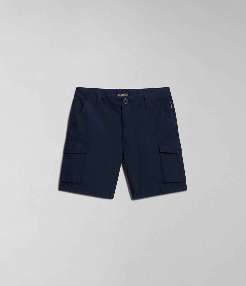 Napapijri Whati Bermuda Shorts (4-16 YEARS) Korte Broek Kinderen Donkerblauw | MPZDJYS-42