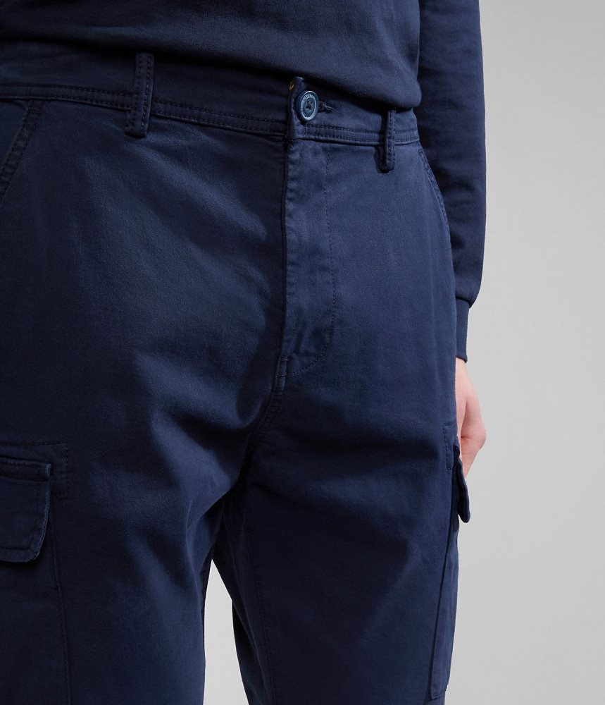 Napapijri Yasuni Cargo Trousers Cargo Broek Heren Donkerblauw | ABDFCNK-78