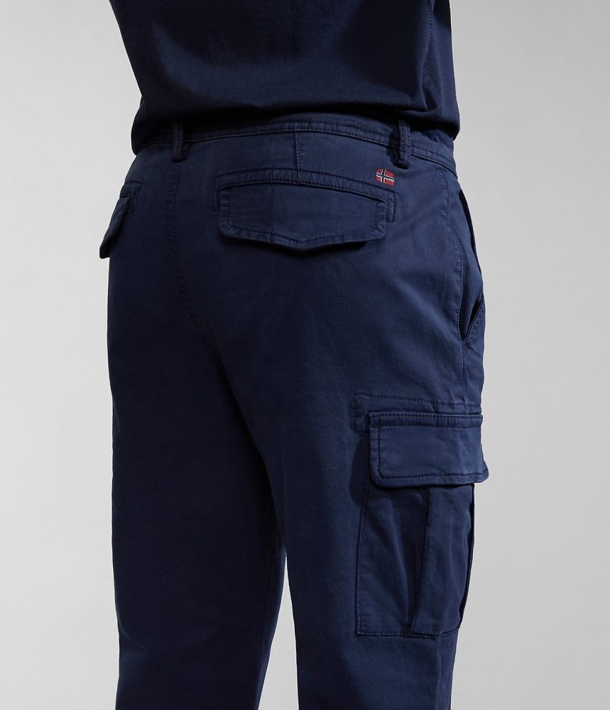 Napapijri Yasuni Cargo Trousers Cargo Broek Heren Donkerblauw | ABDFCNK-78