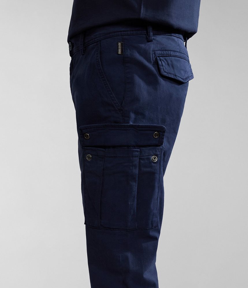 Napapijri Yasuni Cargo Trousers Cargo Broek Heren Donkerblauw | ABDFCNK-78