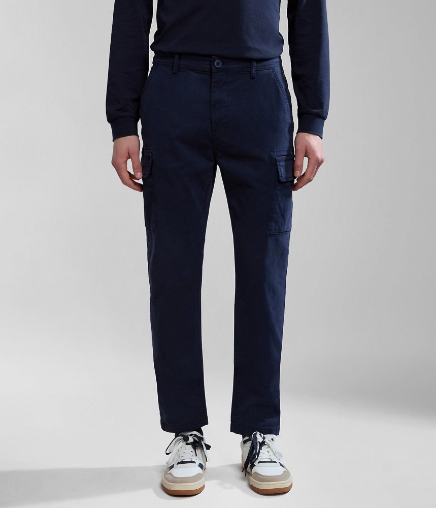 Napapijri Yasuni Cargo Trousers Cargo Broek Heren Donkerblauw | ABDFCNK-78