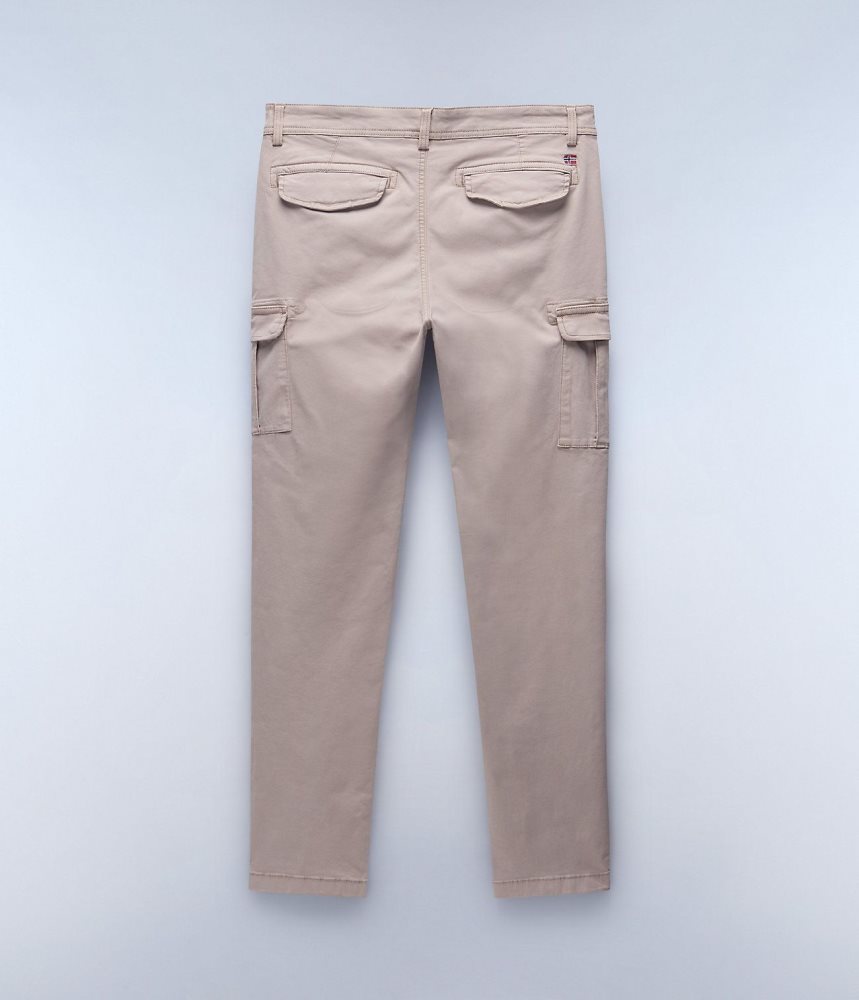 Napapijri Yasuni Cargo Trousers Cargo Broek Heren Beige | VPNKYRU-03