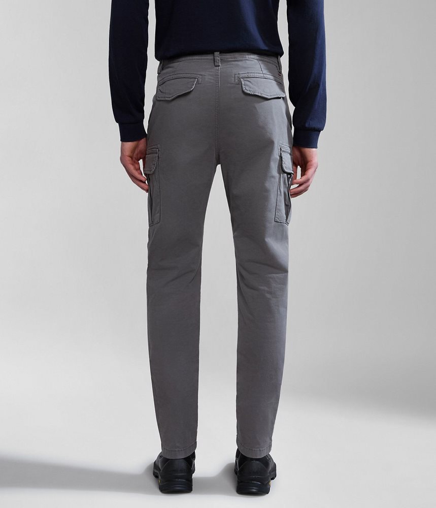 Napapijri Yasuni Cargo Trousers Cargo Broek Heren Grijs | VOWPTAZ-70
