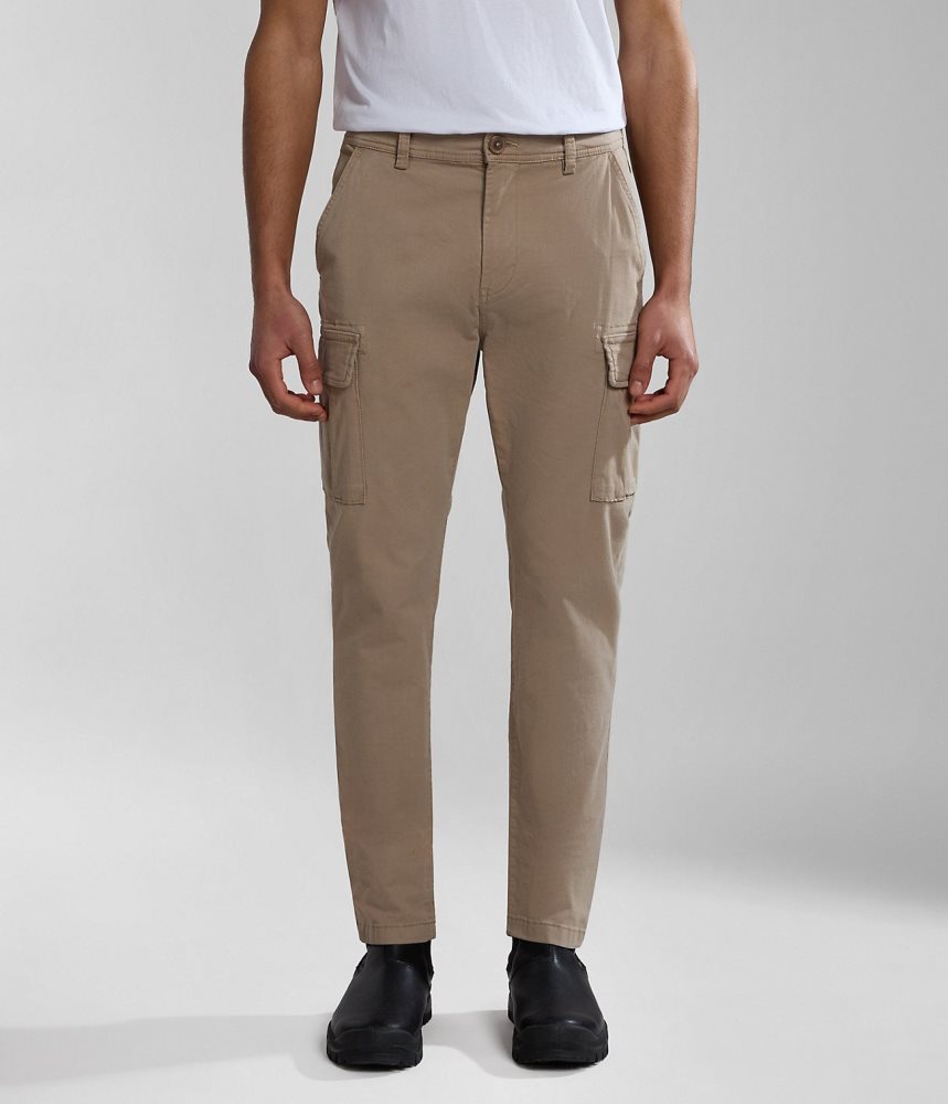 Napapijri Yasuni Cargo Trousers Cargo Broek Heren Beige | PLWJSRQ-42