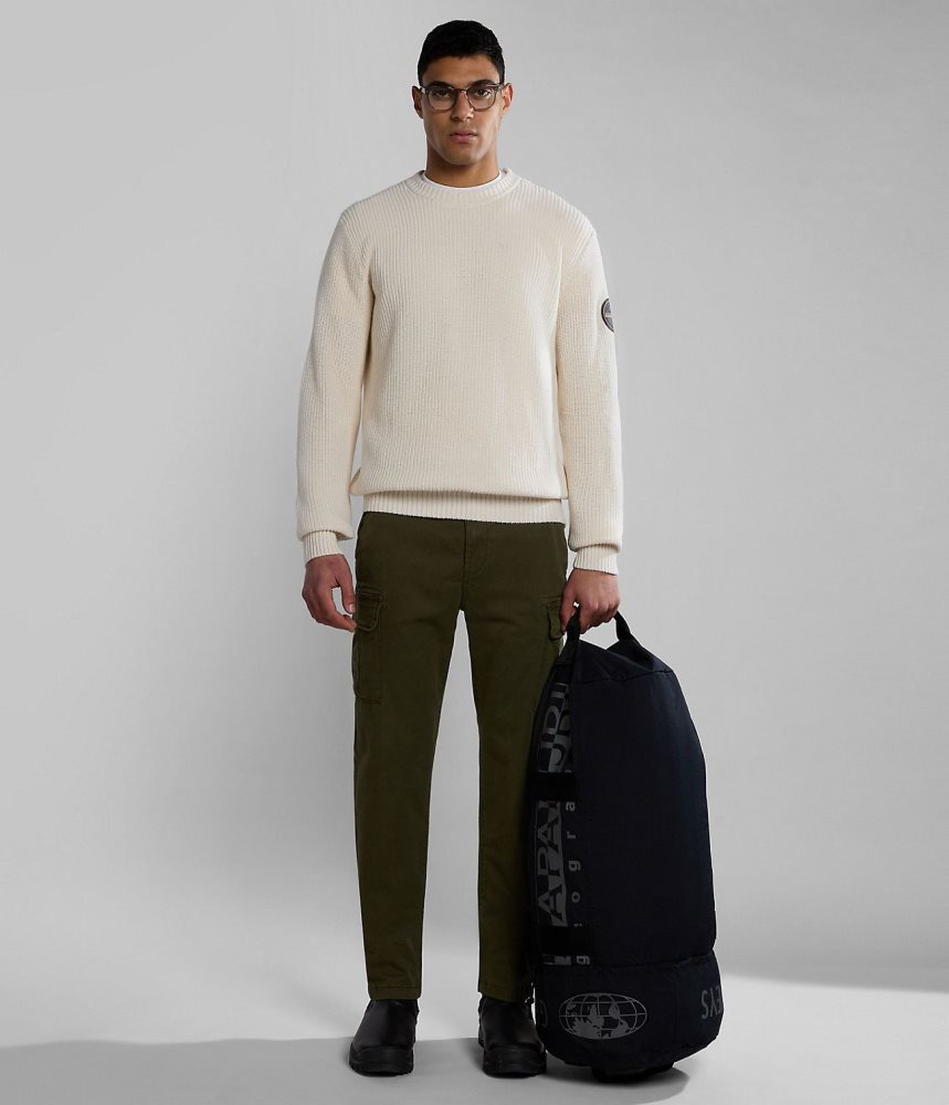 Napapijri Yasuni Cargo Trousers Cargo Broek Heren Khaki Groen | FJIYPVZ-93