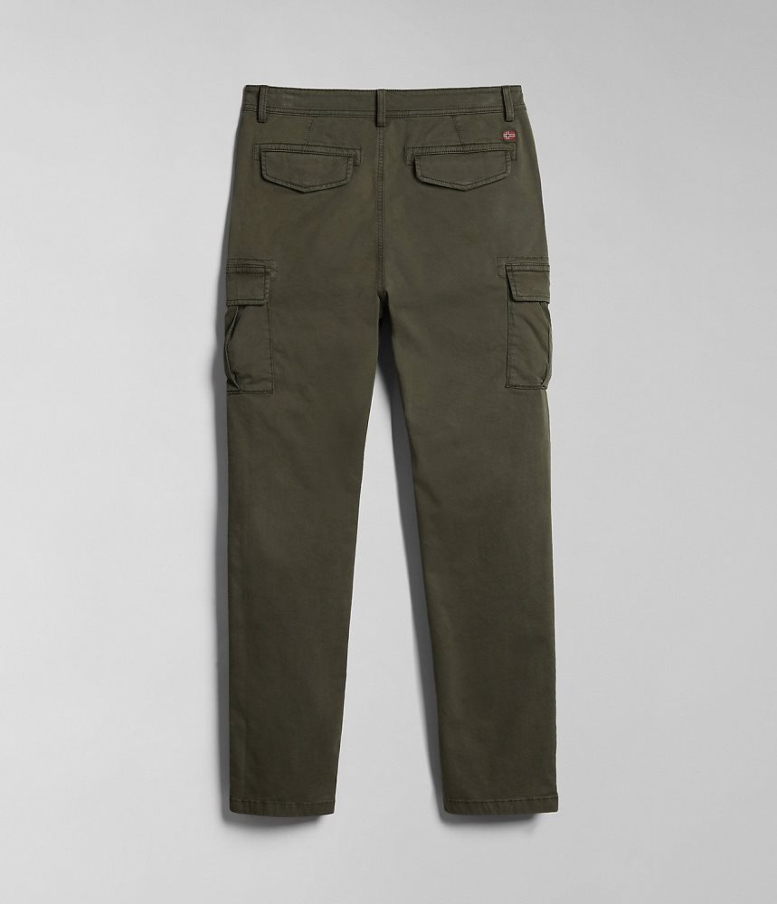 Napapijri Yasuni Cargo Trousers Cargo Broek Heren Khaki Groen | FJIYPVZ-93